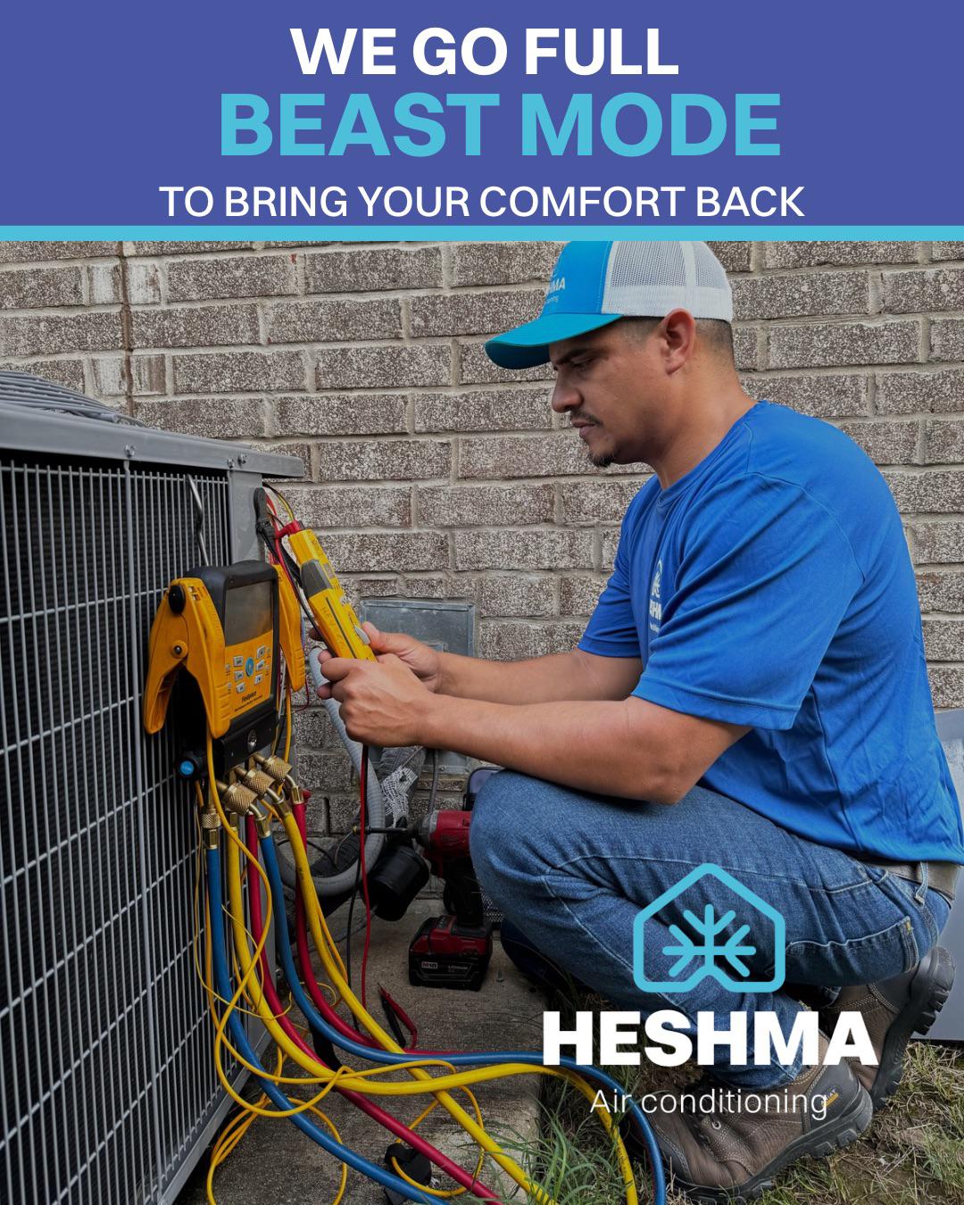 Heshma Air Conditioning CEO reinforcing service quality and customer commitment