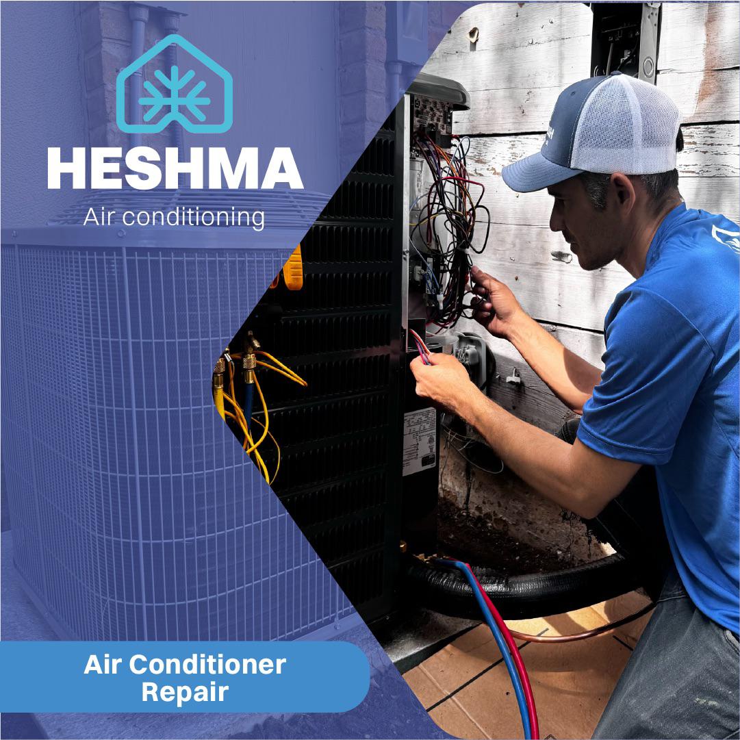 Heshma Air Conditioning field technician ready to handle professional HVAC service