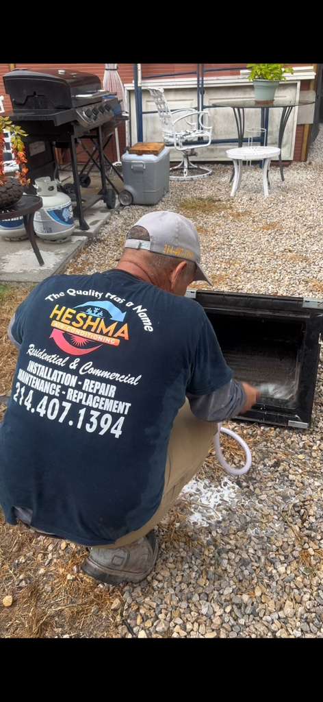 Heshma Air Conditioning technician delivering dependable HVAC support in the field